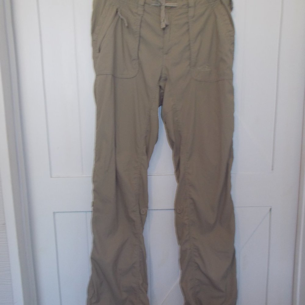 The North Face Roll Up Leg Nylon Hiking Outdoor Pants Capri Women's Size 12‎